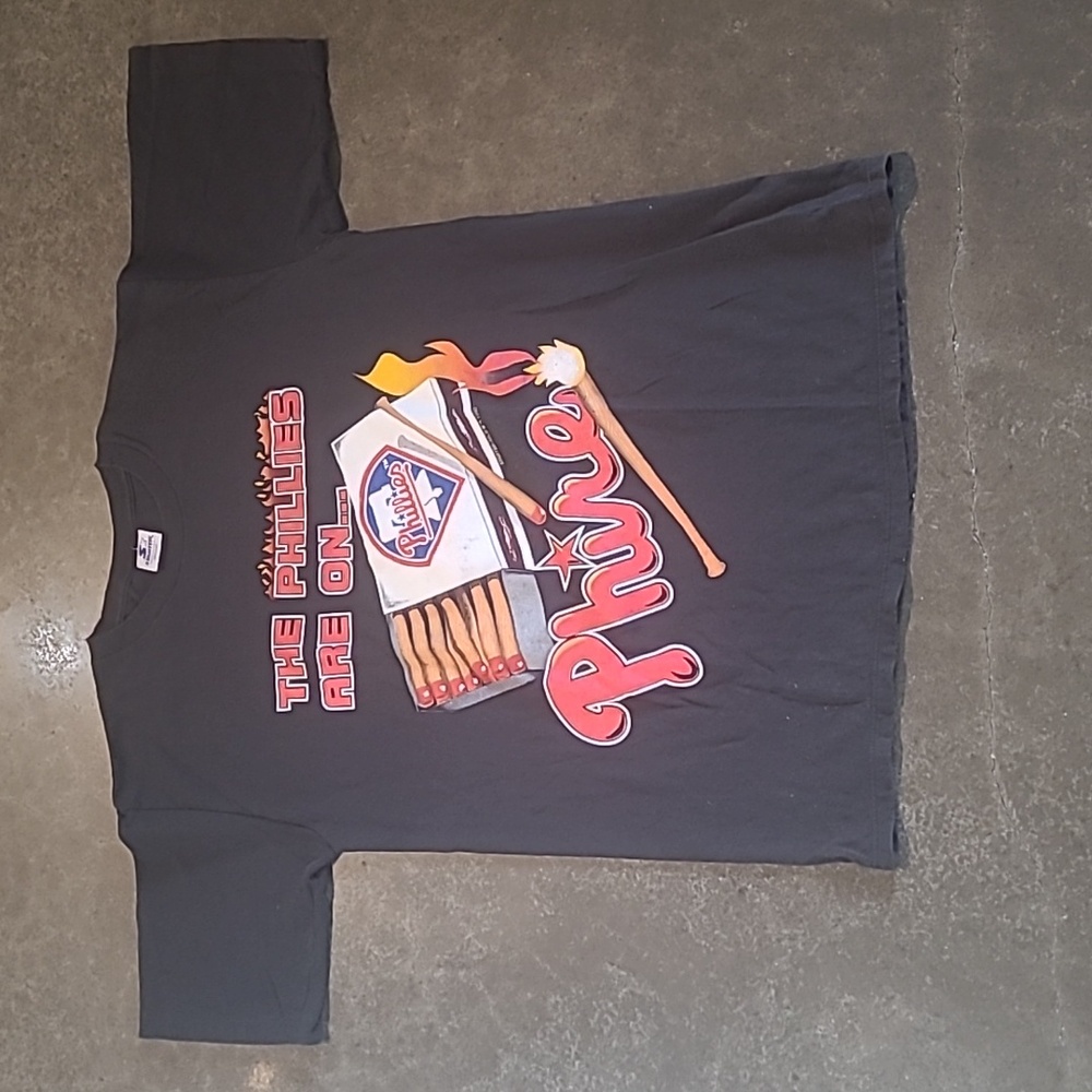 RARE Vintage 1993 The Phillies Are On Phire Tshirt